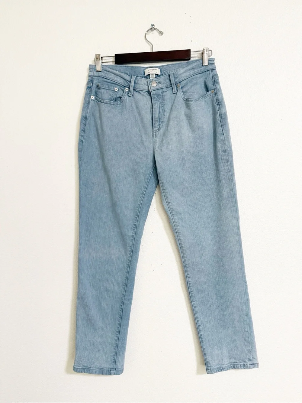 Banana Republic Girlfriend Mid Rise Lightwash Jeans 6/28